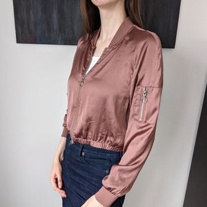 Rose Gold Cropped Jacket H&M